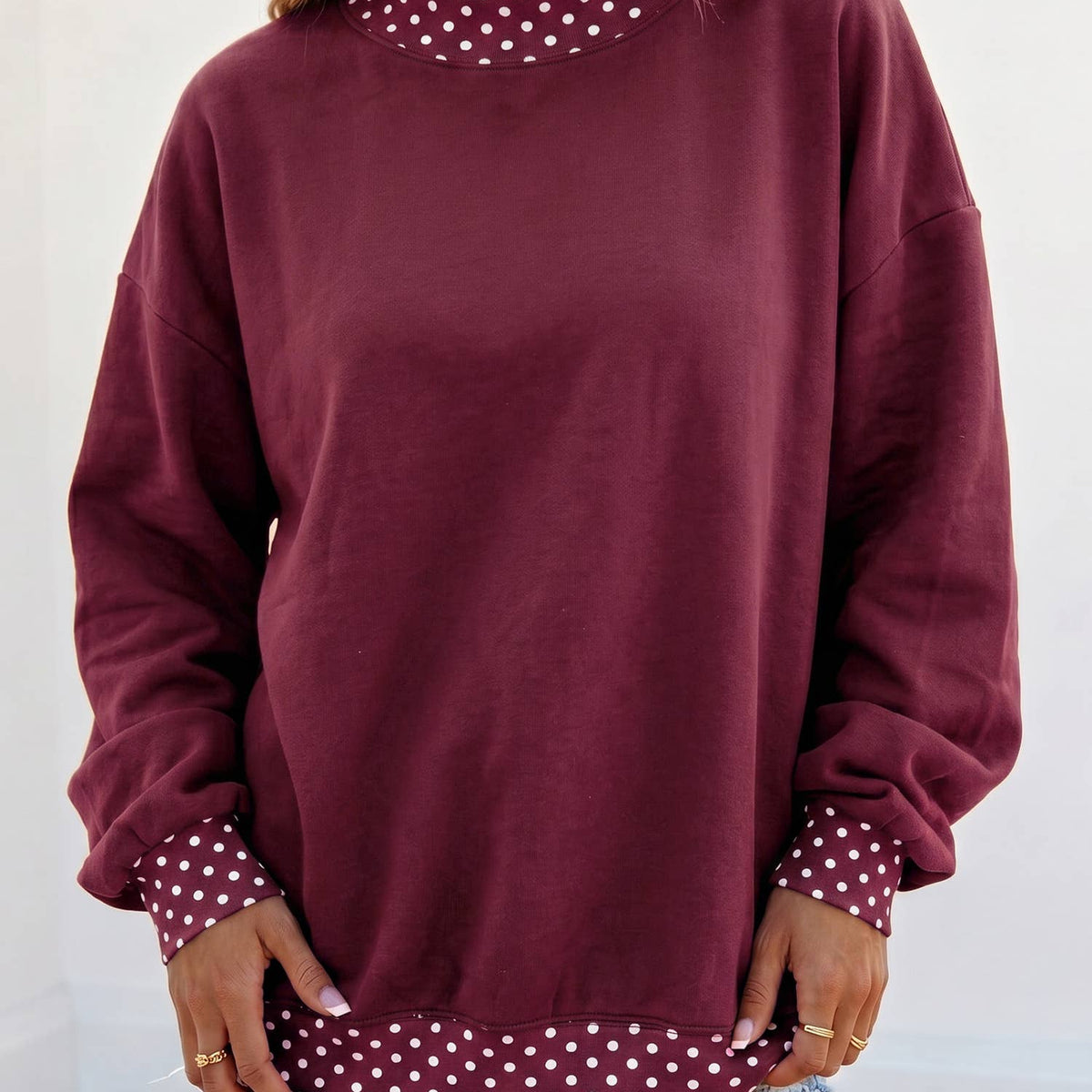 Maisie Polka Dot Sweatshirt