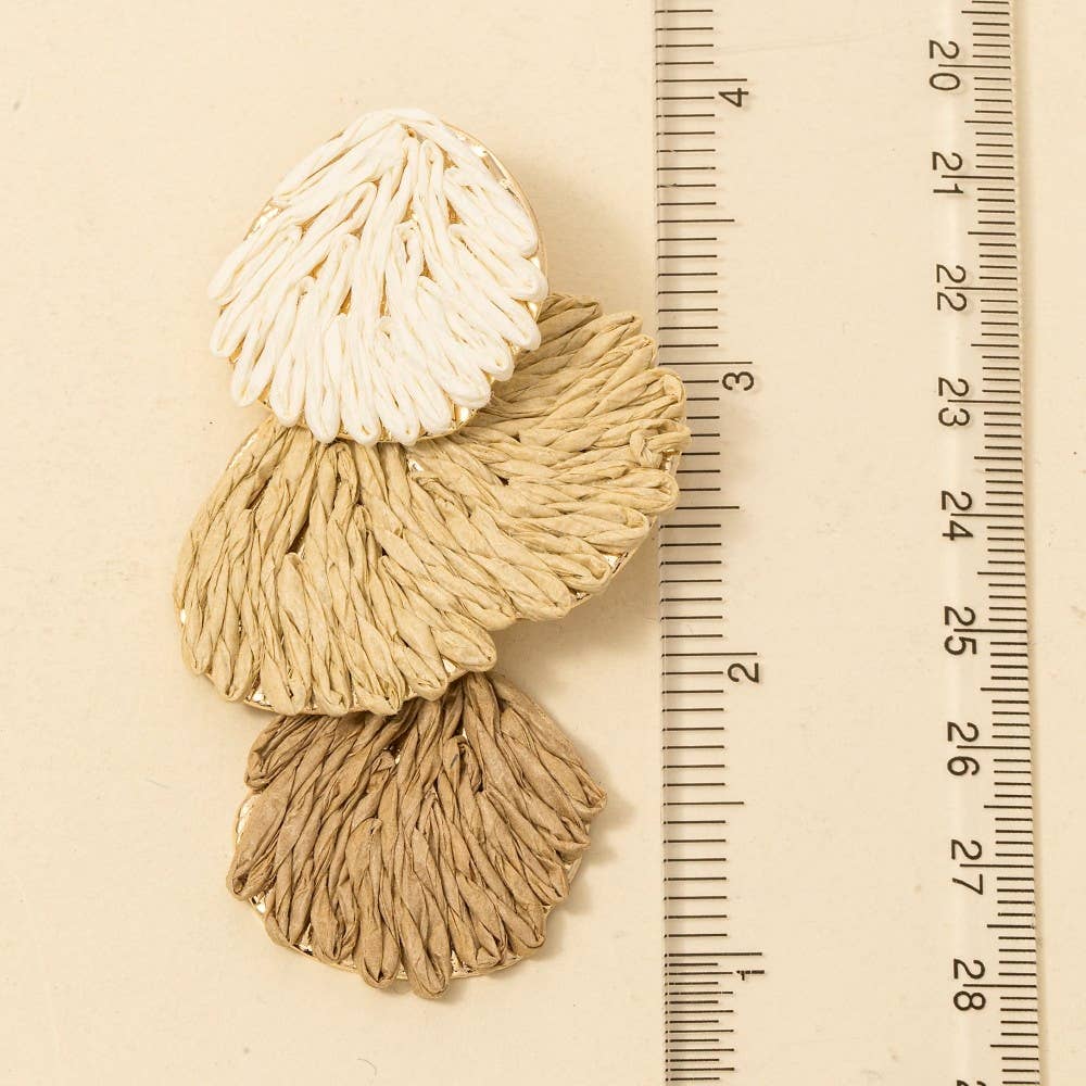 Timeless Bloom Tiered Dangle Earrings