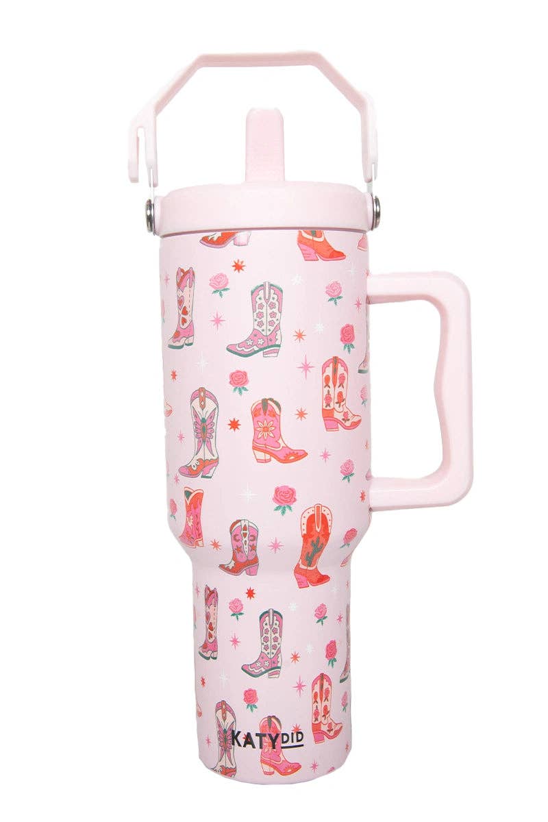 Boots &amp; Roses Stainless Steel Tumbler