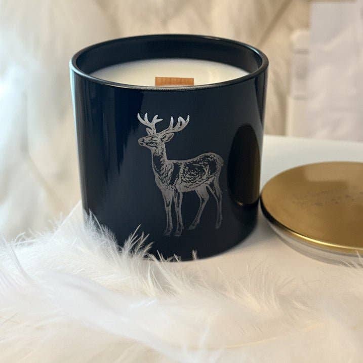 Spiced Vanilla DEER Candle, Cozy Vanilla Cinnamon