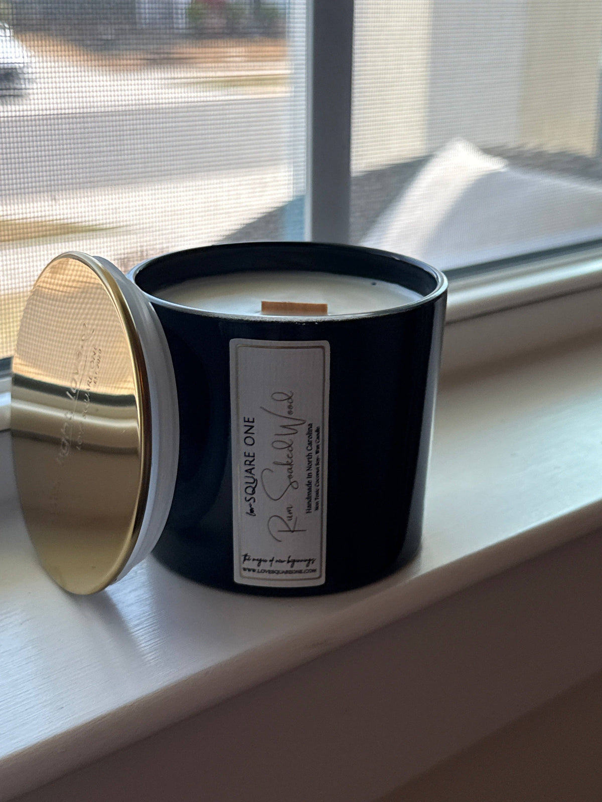 Rum Soaked Wood Candle – Dark Rum Oak & Vanilla | 9 oz