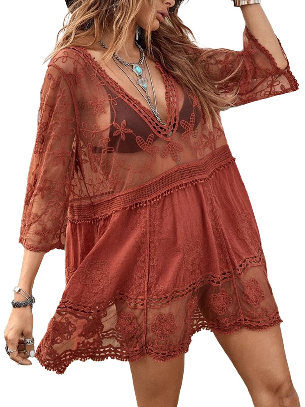 Elowen Lace Cover Up Dress