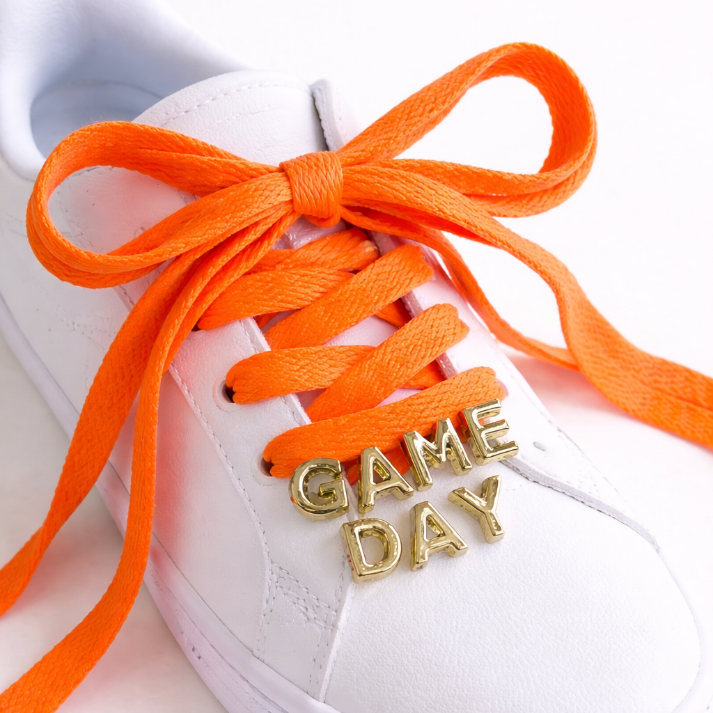 Game Day Sneaker Shoelace Set - Orange