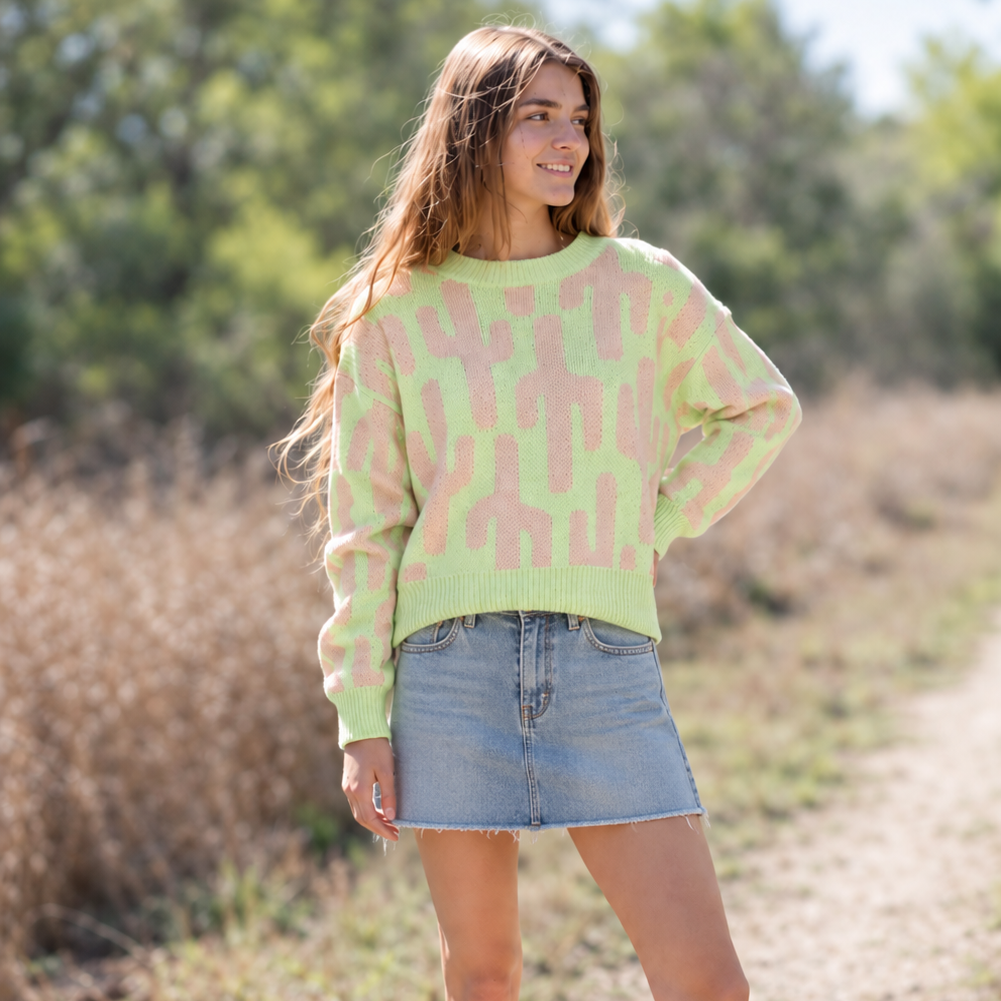 Tallulah Cactus Sweater