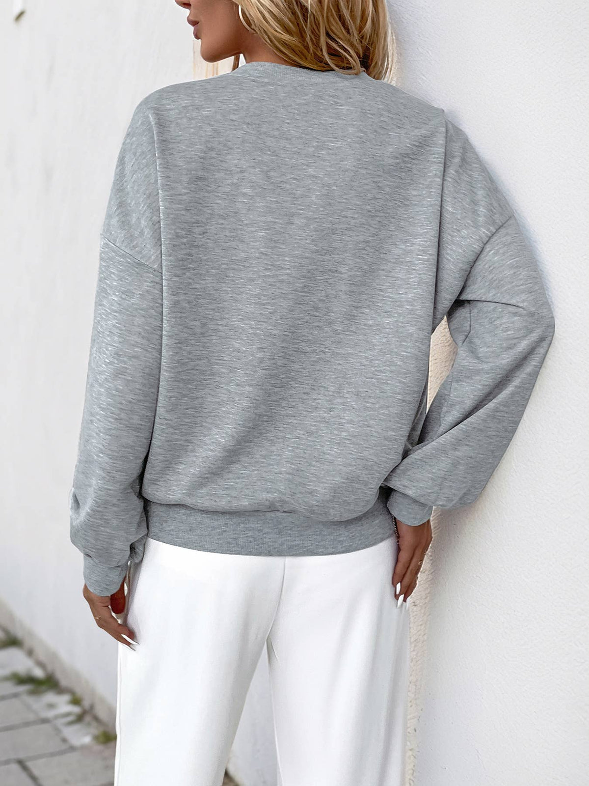Pearl Cutout Sweatshirt