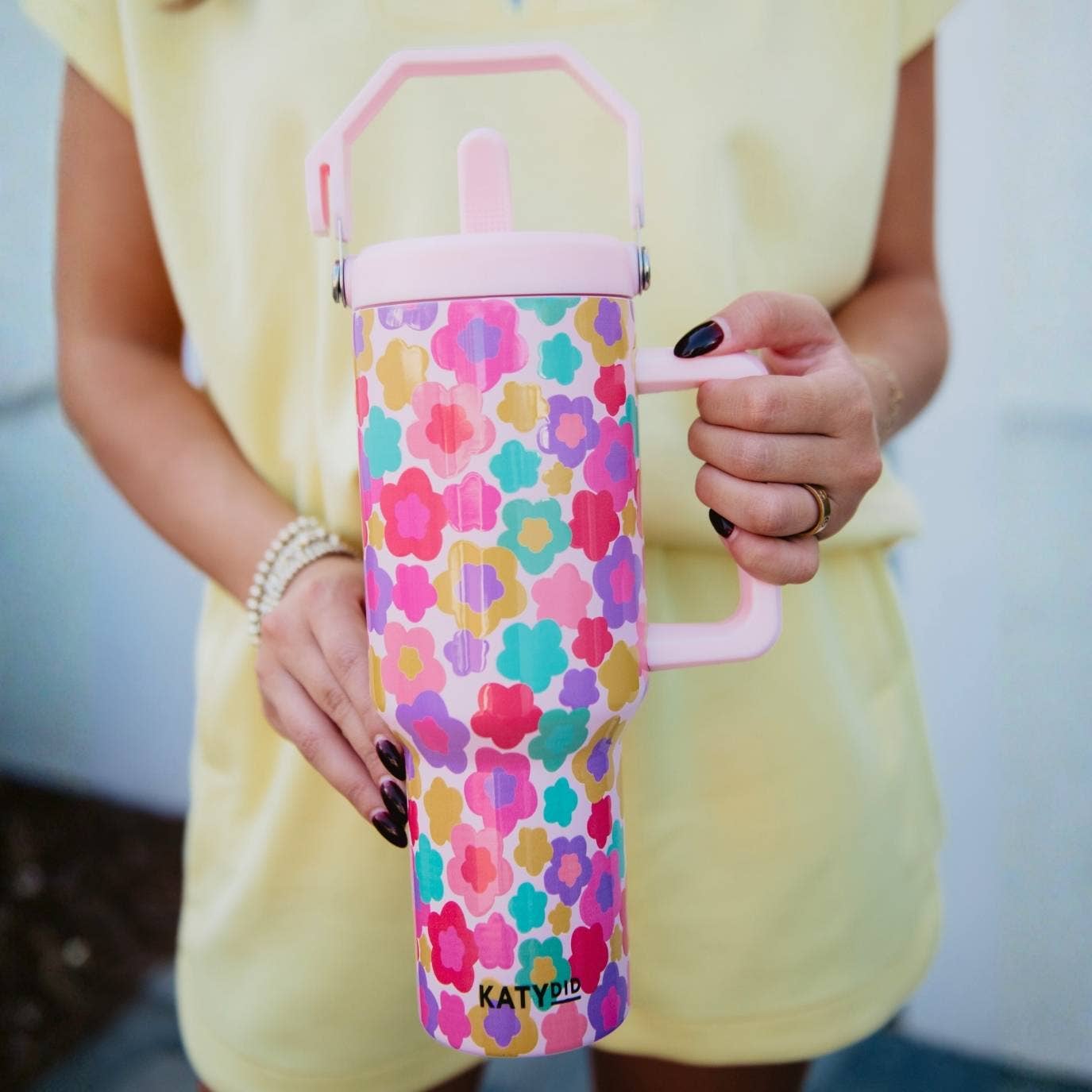 Groovy Flowers Tumbler