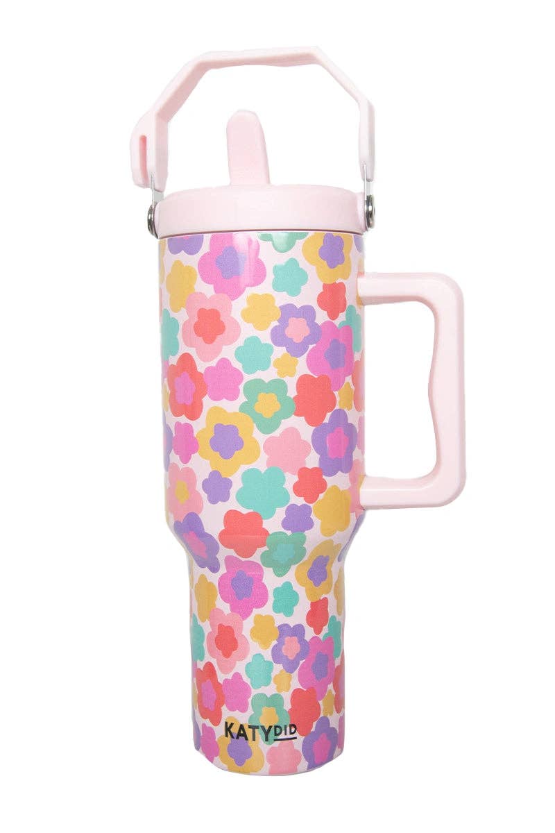 Groovy Flowers Tumbler