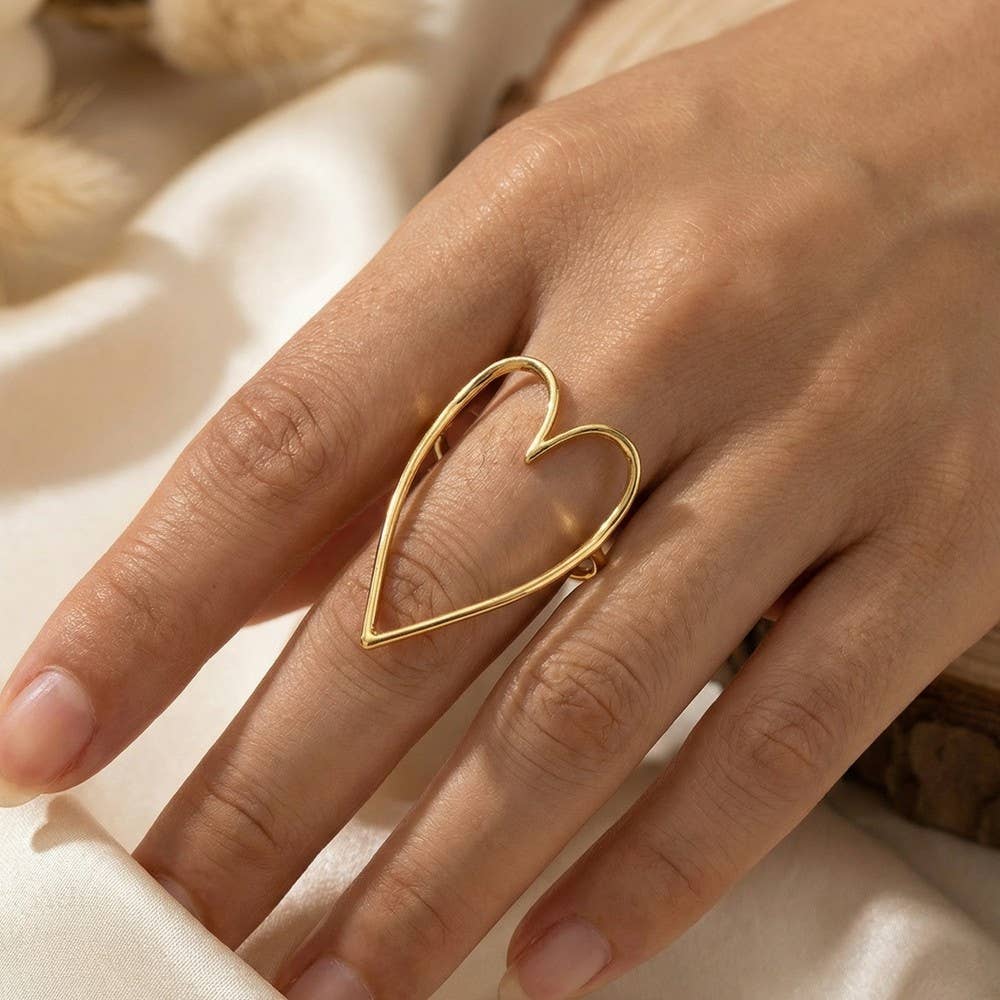 Heart Cut Out Ring