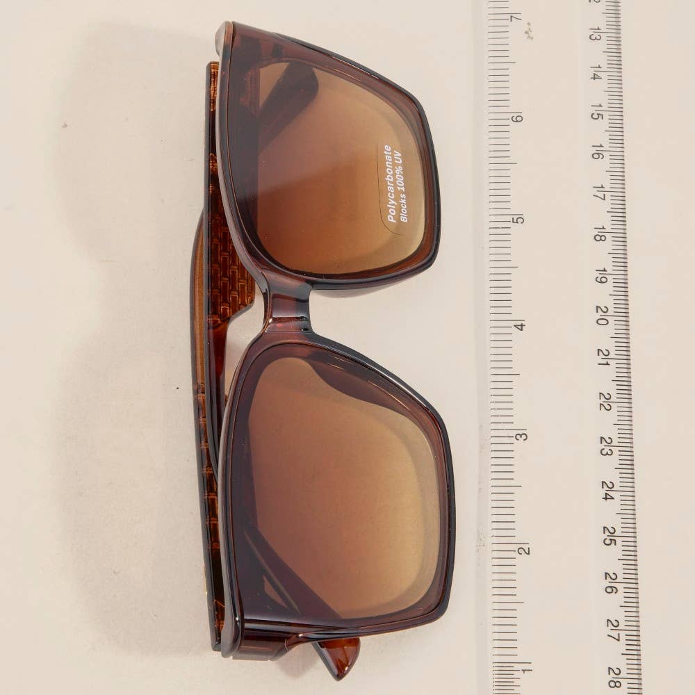 Large Square Lens Sunglasses